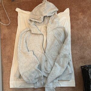 Lululemon half zip cropped scuba